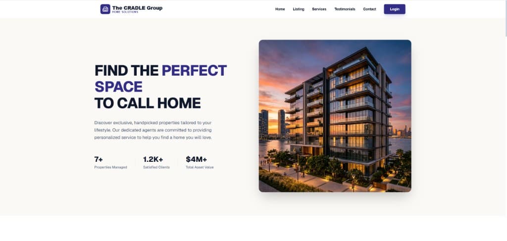 Property Next – AI Powered Property Listing Management System — AI · Real Estate project preview by Fahad Bangash