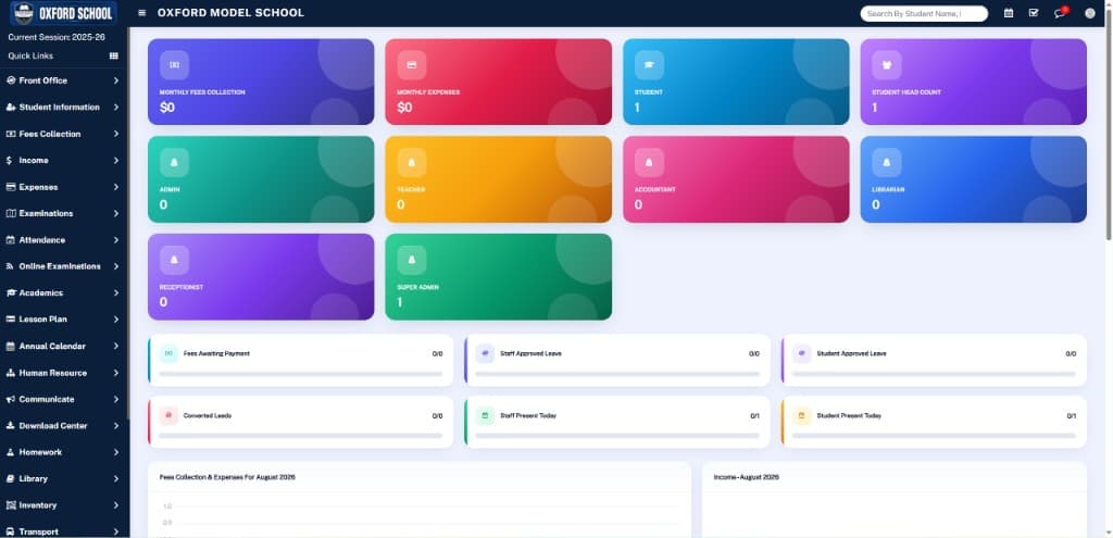 Smart School – Complete School Management System — ERP · Education project preview by Fahad Bangash